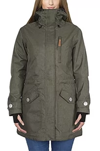 Berydale Women's 2XL damska parka funkcyjna, zielona - Kurtki damskie - miniaturka - grafika 1