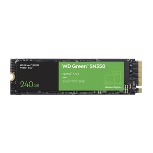 WD Dysk SSD Green SN350 240 GB M.2 2280 PCI-E x4 Gen3 NVMe WDS240G2G0C WDS240G2G0C - Dyski SSD - miniaturka - grafika 2