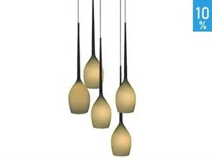 Azzardo Lampa wisząca IZZA 5 MD 1288A-5M OLIVE - - Lampy sufitowe - miniaturka - grafika 2