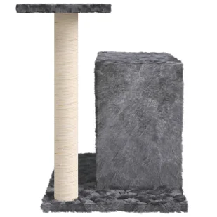 Lumarko Drapak dla kota z sizalowym słupkiem, ciemnoszary, 51 cm! - Drapaki dla kotów - miniaturka - grafika 5