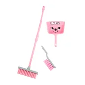 Zabawki AGD - Casdon Zestaw pędzli Hetty | kolorowe zabawki do czyszczenia dla dzieci 3+ | Encourages Learning & Role Play | Broom, Brush, Dustpan Included! - miniaturka - grafika 1