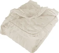 Narzuty - Narzuta na łóżko dekoracyjna z falbanką Werona 170x210 ecru - miniaturka - grafika 1