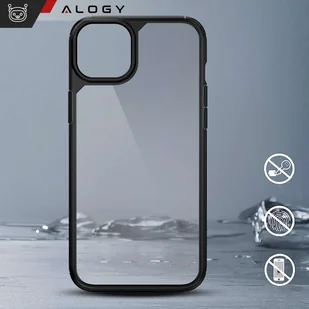 Etui Case do iPhone 14 + zestaw 4 szkieł 5w1 pancerne 360 Alogy Hybrid 2x Szkło na ekran +2x obiektyw czarno-przezroczyste - Etui i futerały do telefonów - miniaturka - grafika 14