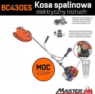 MASTERCUT BC430ES Kosa spalinowa 2,2 KM - Podkaszarki - miniaturka - grafika 9