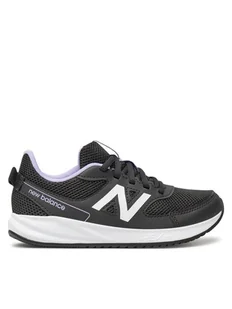 New Balance Sneakersy YK570PP3 Czarny - Buty dla dziewczynek - miniaturka - grafika 1