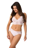 Bielizna nocna - Figi damskie z ozdobną koronką kod 205 białe  XL - miniaturka - grafika 1