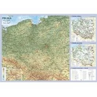 Mapy i plansze edukacyjne - Mapa Polski. Plansza edukacyjna na ścianę i biurko - miniaturka - grafika 1