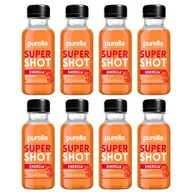 Soki i napoje niegazowane - Purella Super Shot Energia imbir + guarana zestaw 8 x 100 ml - żywność - miniaturka - grafika 1