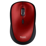 Myszki - TRUST Yvi+ Eco Czarno-czerwona - miniaturka - grafika 1