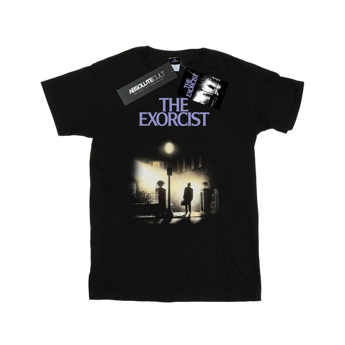 The Exorcist Męska Koszulka Z Klasycznym Plakatem (3XL / Czarny)