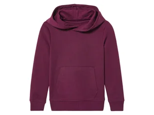 lupilu® Bluza dresowa dziecięca z kapturem (110/116, Fioletowy) - Swetry dla dziewczynek - miniaturka - grafika 1
