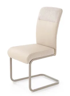 Kaszmirowe tapicerowane krzesło na płozach - Avenir - Krzesła Kaszmirowe tapicerowane krzesło na płozach - Avenir - Krzesła - miniaturka - grafika 1