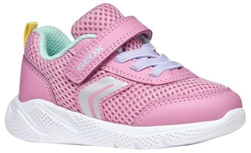 Geox B Sprintye Girl D Sneakersy dziewczęce, Kolor różowy, 26 EU