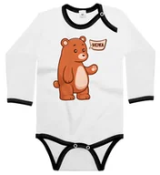 Body dla niemowląt - Body dziecięce Hejka Witający Się Miś Niedźwiedź Dzień Misia 62/68 - miniaturka - grafika 1