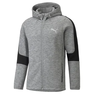 Bluza dresowa męska Puma EVOSTRIPE FZ - Bluzy męskie - miniaturka - grafika 1