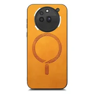 Etui i futerały do telefonów - Telefon For Nothing (3a) Skórzany futerał Pro kompatybilny z etui na telefon MagSafe Skin-touch — żółty Wielobarwny Yellow - miniaturka - grafika 1