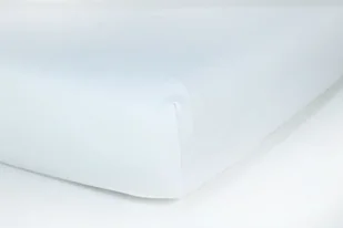 Prześcieradło Jersey Z Gumką 80x160 Białe - Prześcieradła dla dzieci - miniaturka - grafika 1