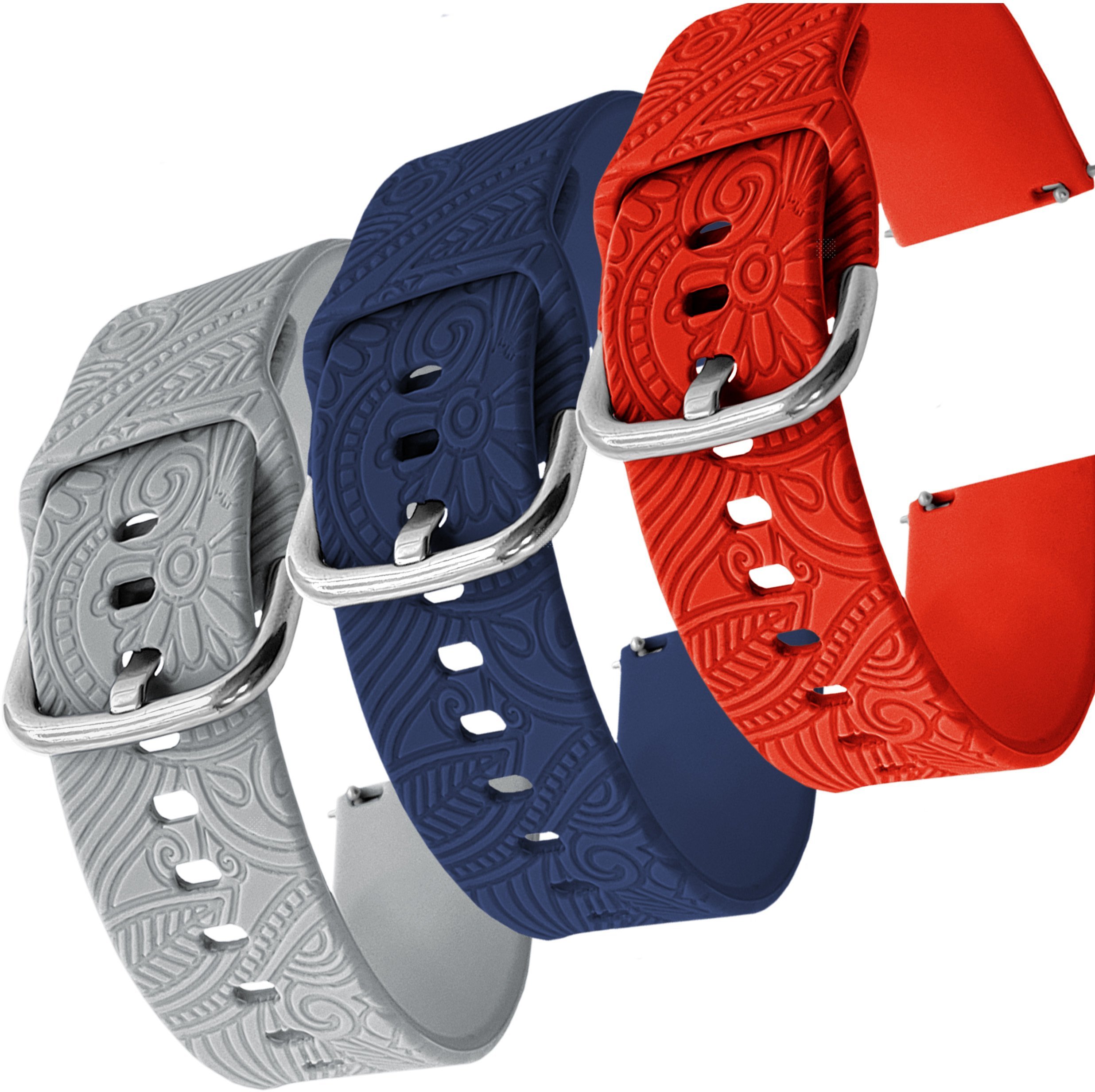ChronSmarta Zestaw: 3x pasek ChronSmarta do smartwatch'a Amazfit GTS 2 3 4 2e mini gtr bip s lite