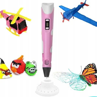 DŁUGOPIS 3D PEN DRUKARKA + KOLOROWE WKŁADY 65m 13 WKŁADÓW MEGA ZESTAW XXL - Zabawki kreatywne DŁUGOPIS 3D PEN DRUKARKA + KOLOROWE WKŁADY 65m 13 WKŁADÓW MEGA ZESTAW XXL - Zabawki kreatywne - miniaturka - grafika 1