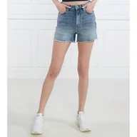 Spodnie sportowe damskie - Tommy Hilfiger Szorty Casual fit - miniaturka - grafika 1