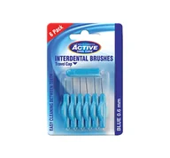 Nici dentystyczne - Active Beauty Formulas Beauty Formulas Oral Care Czyściki do przestrzeni międzyzębowych 0.6mm blue 1op.-6szt - miniaturka - grafika 1
