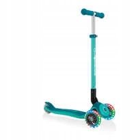 Hulajnoga 3-kołowa Globber Primo Foldable Plus Lights Emerald Green 439-107