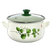 Garnki - Garnek EMALIA OLKUSZ Eukaliptus 35213 16 cm - miniaturka - grafika 1