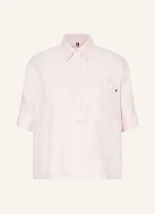 Tommy Hilfiger Koszula Z Lnu rosa - TOMMY HILFIGER - Koszule damskie - miniaturka - grafika 1
