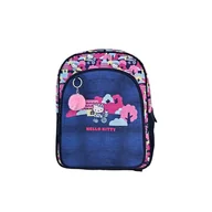 Plecaki szkolne i tornistry - ToyBags Plecak szkolny Hello Kitty - PODWÓJNA KOMPARTYMENT - Plecak na kółkach - Przegroda na dokumenty - Z AKCESORIĄ POM-POM - 44 x 30 x 20 cm, Biały, M, Casual - miniaturka - grafika 1