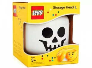 Lego Pudełko 40321728 Pojemnik Głowa Duża Szkieletor Kościotrup L 40321728 - Wyposażenie pokoiku dziecięcego - miniaturka - grafika 1