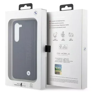 Etui BMW do Samsung Galaxy S23 HardCase Leather Textured & Stripe czarny - Etui i futerały do telefonów - miniaturka - grafika 8