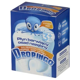 AFLOFARM Dropingo płyn barwiący osad nazębny 10 ml - Płyny do płukania jamy ustnej - miniaturka - grafika 1