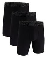 Majtki męskie - Bokserki męskie Under Armour Perf Tech Solid 9in 3Pack Black XL - miniaturka - grafika 1