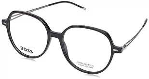 BOSS 1391 Okulary przeciwsłoneczne, czarne, 53 damskie, czarny - Okulary przeciwsłoneczne - miniaturka - grafika 1