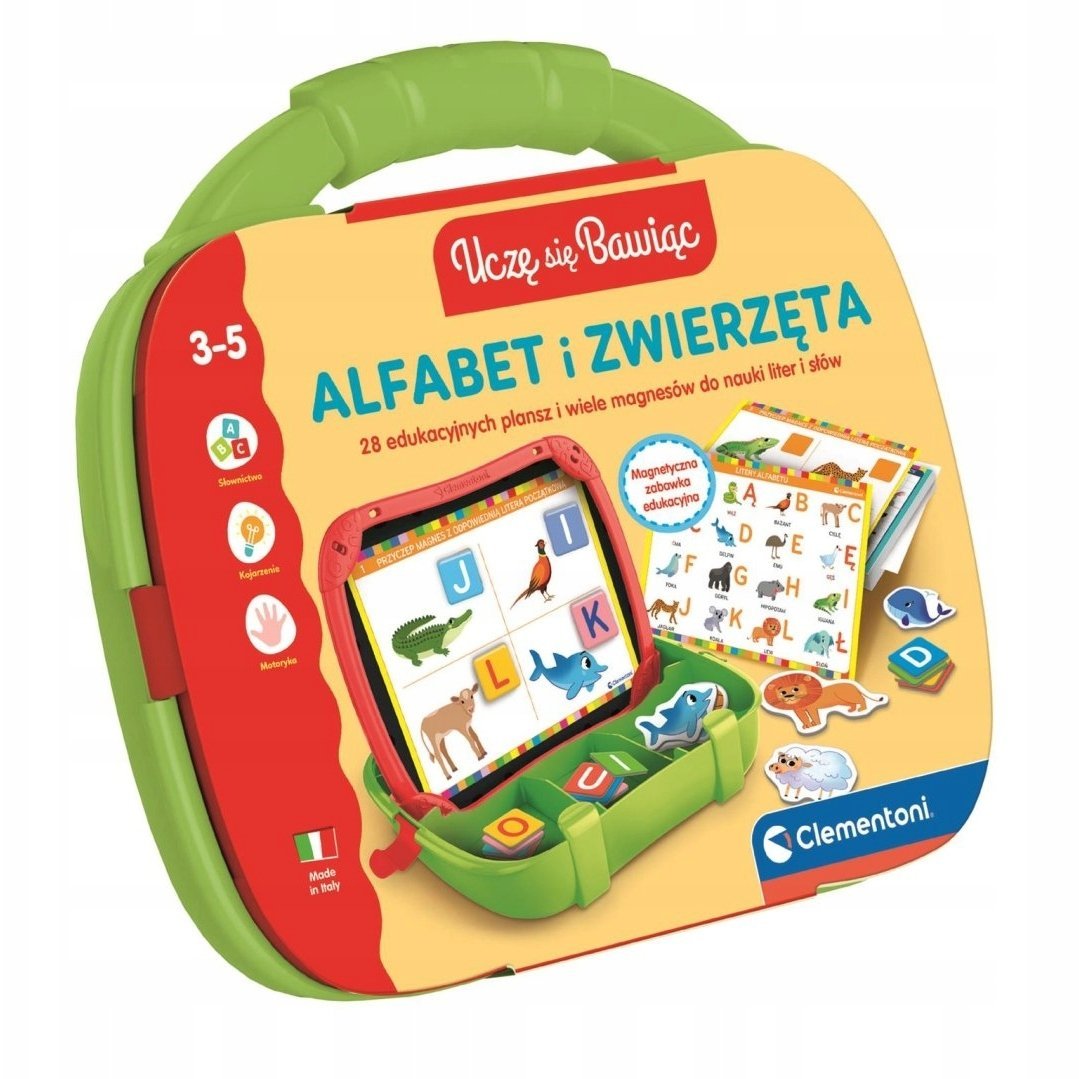 Clementoni Edukacyjna walizeczka Alfabet i zwierzęta