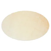 Dywaniki łazienkowe - Dywanik łazienkowy Skin 80x50 owal ecru - miniaturka - grafika 1