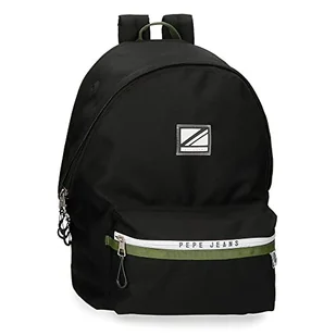 Pepe Jeans Luca wózek kabinowy, szary, 38 x 55 x 20 cm, twardy plastik, boczne zapięcie kombinowane, 34 l, 2,74 kg, 4 koła, czarny, plecak pc - Plecaki - miniaturka - grafika 1