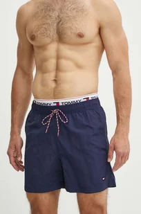 Tommy Hilfiger szorty kąpielowe kolor granatowy UM0UM02043 - Stroje kąpielowe - miniaturka - grafika 1