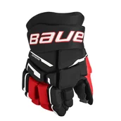 Hokej - Rękawice hokejowe Bauer Supreme M3 Black/Red Junior 10 cali - miniaturka - grafika 1