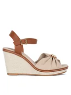 Sandały damskie - Beverly Hills Polo Club Sandały WYL3888-4 Beżowy - miniaturka - grafika 1