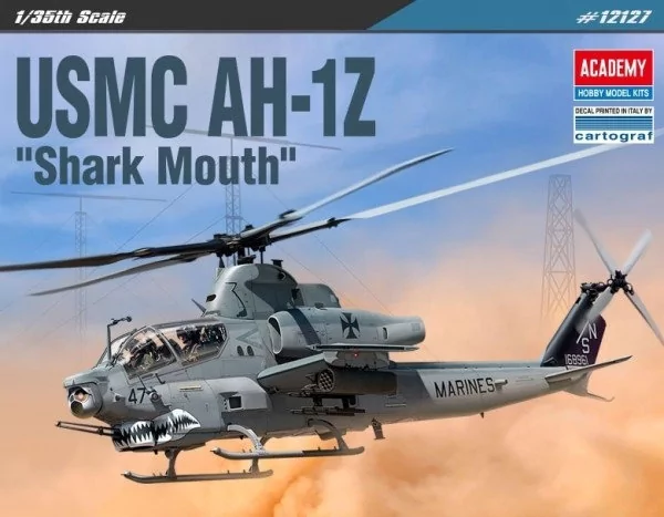 Academy Śmigłowiec szturmowy USMC AH-1Z "Shark Mouth" 12127