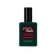 Lakiery do paznokci - Manucurist Manucurist HOLLYHOCK Black Red 15.0 ml - miniaturka - grafika 1