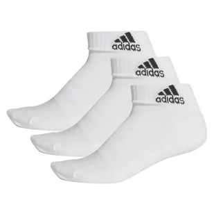 Adidas, Skarpety sportowe, 3-pack, Cush ANK 3PP DZ9365, biały, rozmiar 40/42 - Skarpetki damskie - miniaturka - grafika 1