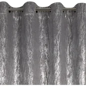 Zasłony - Zasłona EUROFIRANY Elise 140 x 250 cm Stalowo-srebrny - miniaturka - grafika 1