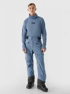 Spodnie narciarskie - Męskie spodnie snowboardowe 4F 4FWAW24TFTRM619 - niebieskie - miniaturka - grafika 1