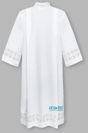 Szaty liturgiczne - Alba z gipiurą IHS 10 cm - miniaturka - grafika 1