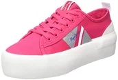 Trampki damskie - Pepe Jeans Damskie trampki z flagą imbusową kolor W, Fresa, 40 EU - miniaturka - grafika 1