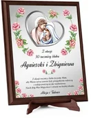 Ikony i obrazy sakralne - Obrazek z życzeniami i dedykacją dla rodziców na rocznicę ślubu - miniaturka - grafika 1