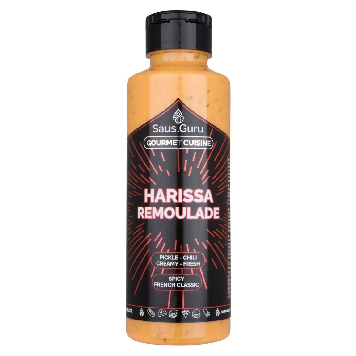 Ostry sos REMULADA dip sos DO HAMBURGERÓW HARISSA REMOULADE GOURMET SAUCE