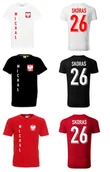 Koszulki sportowe męskie - Koszulka POLSKA Michał SKÓRAŚ 26 jr - miniaturka - grafika 1